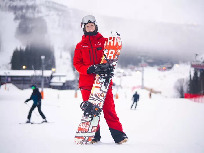 Ski and snowboard instructor in Hemsedal ski resort Adrian Leversby Visit Norway mini