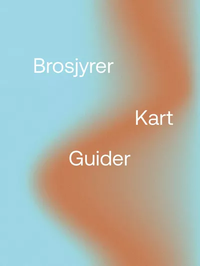 Brosjyre, kart og Guider