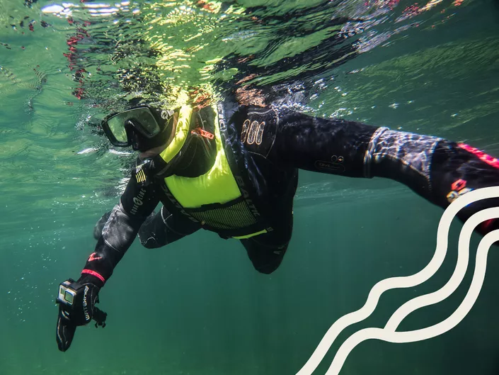 Elvesnorkling 2 med linjer